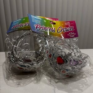 BNWT Two 4- packs Princess Crowns